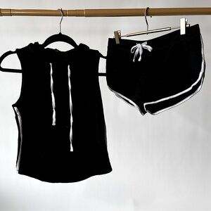 Ambiance • Black & White Sporty 2-Piece Set 🖤